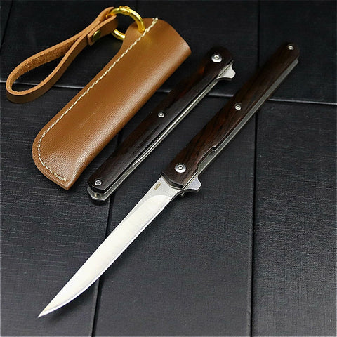 DeHong high-end brand A/B M390 multi-function outdoor sharp hunting knife tactical folding knife portable pocket knife+ holster