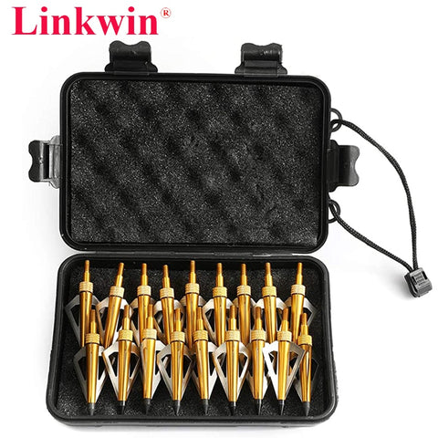 Broadheads 12pcs 100gr 125gr Points Tips for Carbon Arrows Arrowheads for Compound Bow Longbow Hunting