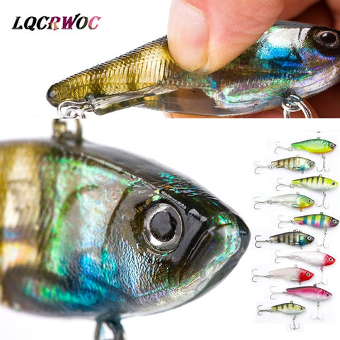 NEW Soft bait Vib lure 45mm 65mm 13g18g minnow fish Vibrating With T Tail Fishing lures pesca jigg winter whopper plopper