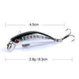 Biwvo Fising Lures Minnow Small Lures Metal Crankbait Wobbler Winter Goods For Fishing Hard Jigging Sea Ice Artificial Bait