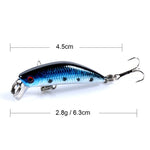 Biwvo Fising Lures Minnow Small Lures Metal Crankbait Wobbler Winter Goods For Fishing Hard Jigging Sea Ice Artificial Bait