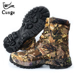 CUNGE Outdoor Tactical Sport Men's Shoes For Camping Climbing boots Men Hiking Boots Mountain Non-slip waterproof hunting boots