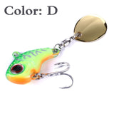 1Pcs Rotating Metal VIB vibration Bait Spinner Spoon Fishing Lures 9g 16g 21g Jigs Trout Winter Fishing Hard Baits Tackle Pesca