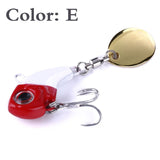 1Pcs Rotating Metal VIB vibration Bait Spinner Spoon Fishing Lures 9g 16g 21g Jigs Trout Winter Fishing Hard Baits Tackle Pesca