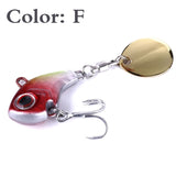 1Pcs Rotating Metal VIB vibration Bait Spinner Spoon Fishing Lures 9g 16g 21g Jigs Trout Winter Fishing Hard Baits Tackle Pesca