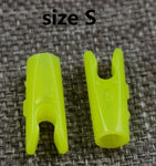 60pcs DIY Plastic Arrow Pin Nocks Size L And Size S  For ID4.2mm ID6.2mm 3.2mm  Arrow Shaft Archery Accessory