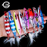 QXO VIB  Jig Light Lures 10g 20g 30g Metal Wobbler Artificial Spoon Winter Good For Fishing Octopus Jigging Hard Ice Bait Shad