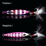 QXO VIB  Jig Light Lures 10g 20g 30g Metal Wobbler Artificial Spoon Winter Good For Fishing Octopus Jigging Hard Ice Bait Shad