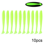 QXO 10pcs/Lot Soft Lures Silicone Bait 7cm 2g Goods For Fishing Sea Fishing Pva Swimbait Wobblers Artificial Tackle