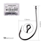 50pcs 10pcs Coating High Carbon Stainless Steel Barbed Carp Fishing Hooks Pack with Retail Original Box Fishing Hook Tackle