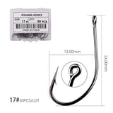 50pcs 10pcs Coating High Carbon Stainless Steel Barbed Carp Fishing Hooks Pack with Retail Original Box Fishing Hook Tackle