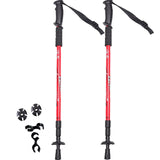 2pcs/lot Nordic Walking Poles Adjustable Trekking Poles Telescopic Scandinavian Walking Sticks Anti Shock Hiking Stick