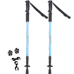 2pcs/lot Nordic Walking Poles Adjustable Trekking Poles Telescopic Scandinavian Walking Sticks Anti Shock Hiking Stick