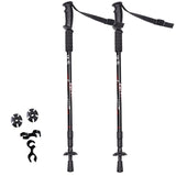 2pcs/lot Nordic Walking Poles Adjustable Trekking Poles Telescopic Scandinavian Walking Sticks Anti Shock Hiking Stick