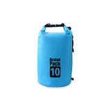 PVC 5L 10L 20L Outdoor Diving Compression Storage Waterproof Bag Dry Bag For Man Women Swimming Rafting Kayak