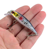 1PCS 6.5cm 4.5g Fishing Lure Quality Minnow Lure 3D Eyes Plastic Hard Bait Pesca Artificial Jig Wobblers Crankbait Fishing Bait