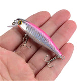 1PCS 6.5cm 4.5g Fishing Lure Quality Minnow Lure 3D Eyes Plastic Hard Bait Pesca Artificial Jig Wobblers Crankbait Fishing Bait