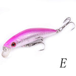 Aorace Minnow Fishing Lure 70mm 8g 3D Eyes Crankbait wobbler Artificial Plastic Hard Bait Fishing Tackle