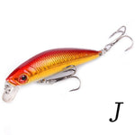 Aorace Minnow Fishing Lure 70mm 8g 3D Eyes Crankbait wobbler Artificial Plastic Hard Bait Fishing Tackle