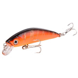 Aorace Minnow Fishing Lure 70mm 8g 3D Eyes Crankbait wobbler Artificial Plastic Hard Bait Fishing Tackle