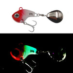 1Pcs Rotating Metal VIB vibration Bait Spinner Spoon Fishing Lures 5/10/15/20g Jigs Trout Winter Fishing Hard Baits Tackle Pesca