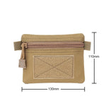 Outdoor EDC Molle Pouch Wallet Waterproof Portable Travel Zipper Waist Bag for Camping Hiking