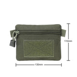 Outdoor EDC Molle Pouch Wallet Waterproof Portable Travel Zipper Waist Bag for Camping Hiking