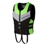 Adults Life Jacket Neoprene Safety Life Vest Water Sports Fishing Water Ski  Vest Kayaking Boating Swimming Drifting Safety Vest