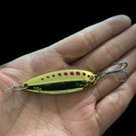 1PCS Metal Spinner Spoon trout Fishing Lure Hard Bait Sequins Noise Paillette Artificial Bait small hard sequins spinner