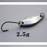 1PCS Metal Spinner Spoon trout Fishing Lure Hard Bait Sequins Noise Paillette Artificial Bait small hard sequins spinner