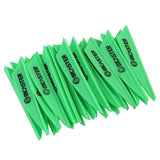 Bicaster 50pcs Archery Arrow Plastic Fletch 1.75" Vanes Flectchings 8 Colors for Choice