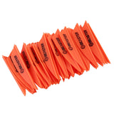 Bicaster 50pcs Archery Arrow Plastic Fletch 1.75" Vanes Flectchings 8 Colors for Choice