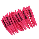 Bicaster 50pcs Archery Arrow Plastic Fletch 1.75" Vanes Flectchings 8 Colors for Choice