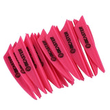 Bicaster 50pcs Archery Arrow Plastic Fletch 1.75" Vanes Flectchings 8 Colors for Choice