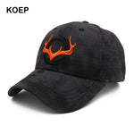 KOEP 2021 New Camo Baseball Cap Fishing Caps Men Outdoor Hunting Camouflage Jungle Hat 3D Deer Head Hiking Casquette Hats