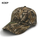 KOEP New Outdoor Jungle Fishing Baseball Hat Cap Man Camouflage Hunting Hat Casquette Bone Cotton Rucker Camo Snapback Dad Caps