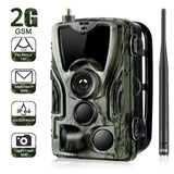 2G MMS SMS  SMTP Trail Wildlife Camera 20MP 1080P Night Vision Cellular Mobile Hunting Cameras HC801M Wireless Photo Trap