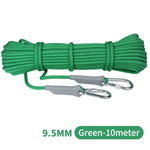 XINDA 10M Professional Rock Climbing Cord Outdoor Hiking Accessories Rope 9.5mm Diameter 2600lbs High Strength Cord Safety Rope