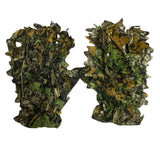 Sneaky 3D Camo Gloves Comfortable Non-slip Durable 3D Leaf Gloves for Paintball Good Concealment Effect Hunting Bird Watching