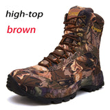 CUNGE Outdoor Tactical Sport Men's Shoes Waterproof Hiking Shoes Male Outdoor Winter Hunting Boots Mountain Shoes Men Army Boot