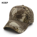 KOEP New Outdoor Jungle Fishing Baseball Hat Cap Man Camouflage Hunting Hat Casquette Bone Cotton Rucker Camo Snapback Dad Caps