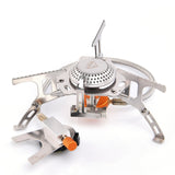 Widesea Outdoor Gas Stove Camping Gas burner Folding Electronic Stove hiking Portable Foldable Split Stoves 3000W