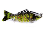 1PCS Knotty Fish Gear Bionic Multi-Section Swim Hard Bait Wobbler Rotating Trolling Pike Carp Crank Lure Winter Fishing