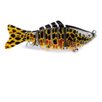 1PCS Knotty Fish Gear Bionic Multi-Section Swim Hard Bait Wobbler Rotating Trolling Pike Carp Crank Lure Winter Fishing