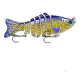 1PCS Knotty Fish Gear Bionic Multi-Section Swim Hard Bait Wobbler Rotating Trolling Pike Carp Crank Lure Winter Fishing