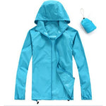 Men Women Quick Dry Hiking Jackets 2021 New Waterproof Sun-Protective Outdoor Sports Coats Skin Male Female Windbreaker RW188