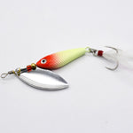 1Pcs 8/11/20g Rotating Metal VIB vibration Bait Spinner Spoon Fishing Lures Jigs Trout Winter Fishing Hard Baits Tackle Pesca