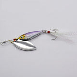 1Pcs 8/11/20g Rotating Metal VIB vibration Bait Spinner Spoon Fishing Lures Jigs Trout Winter Fishing Hard Baits Tackle Pesca