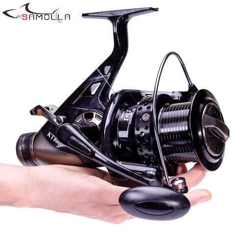 Big Metal Fishing Reel Strong Drag Spinning Reel Carp Molinete Carretilha De Pesca Olta Makaralar Reels Trolling Accessories Mar