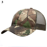 2021 Outdoor Sport Camo Baseball Hats Unisex Leisure Hat Simplicity Tactical Military Army Camo Hunting Cap Hat Trucker Hat